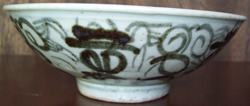 Swatow Bowl from Shipwreck - Underglaze Black Chinese Ceramics