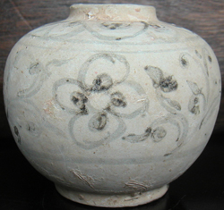 Anamese Jarlet from Shipwreck - Underglaze Black Chinese Ceramics
