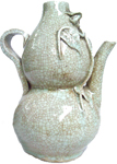 Double-Gourd Ewer - Whiteware Porcelain & Stoneware