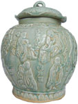 Qingbai Guan Jar with Cover - Whiteware Porcelain & Stoneware