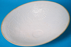 Ding Bowl with Floral Design - Chinese Porcelain and Stoneware