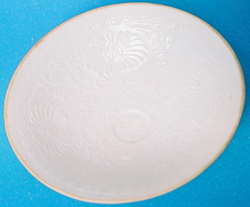 Ding Bowl with Floral Design - Chinese Porcelain and Stoneware