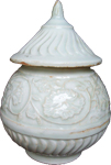 Qingbai Covered Container  - Whiteware Porcelain & Stoneware
