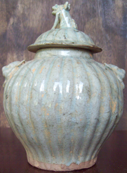 Qingbai Container with Animal Lid - Chinese Porcelain and Stoneware
