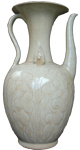 Ewer with Floral Design - Whiteware Porcelain & Stoneware