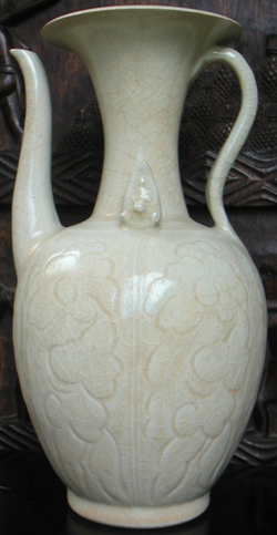 Ewer with Floral Decoration  - Chinese Porcelain and Stoneware