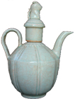 Lobbed Ewer with Cover - Whiteware Porcelain & Stoneware