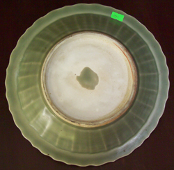 Celadon Plate with Animal Figure - Chinese Celadon Stoneware Ceramics