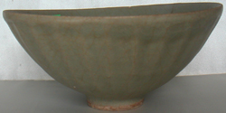 Ribbed Celadon Bowl - Chinese Celadon Stoneware Ceramics