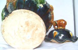 Covered Vase with Animal Figures - Tang Dynasty Chinese Ceramics
