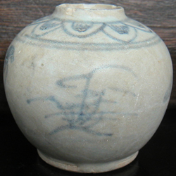 Anamese Jarlet from Shipwreck - Underglaze Black Chinese Ceramics