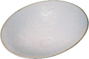 Ding Bowl with Incised Flowers - Whiteware Porcelain & Stoneware