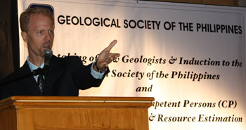 Richard Mills gives Keynote Address for Geological Society annual event.