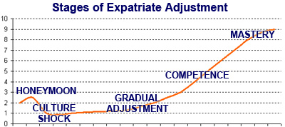 Stages of Expatriate Adjustment